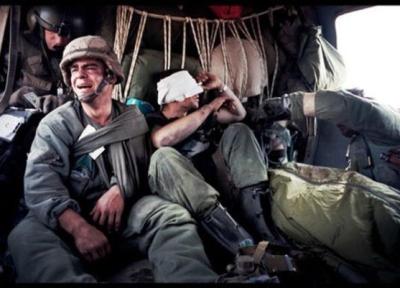 تصویری از گریه گروهبان آمریکایی در خلیج فارس