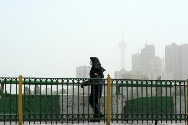 آخرین شرایط آلودگی هوای تهران در سه شنبه 27 دی 1401 ، باز هم شرایط قرمز شد