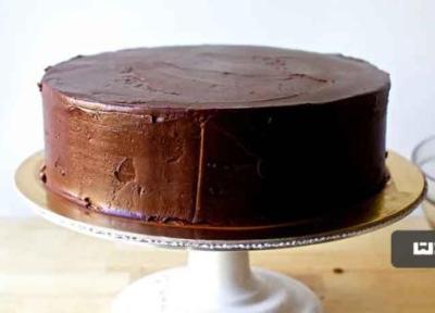 کیک دبل چاکلت بدون فر، راحت و خوش طعم